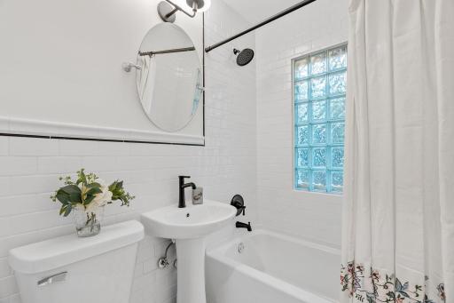 Classic Bathroom, Modern Touches