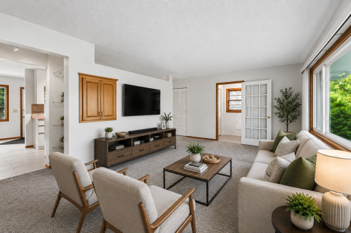 Living Room Staged