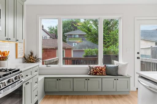 West facing windows