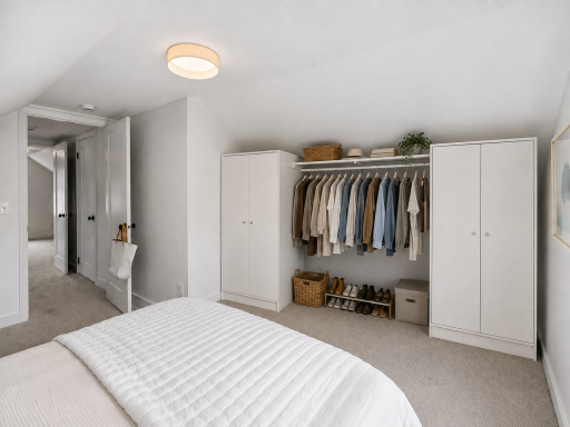 Virtually Staged with IKEA Kleppstad wardrobes