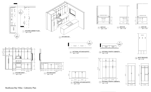 Floor Plan Villas Cabinetry