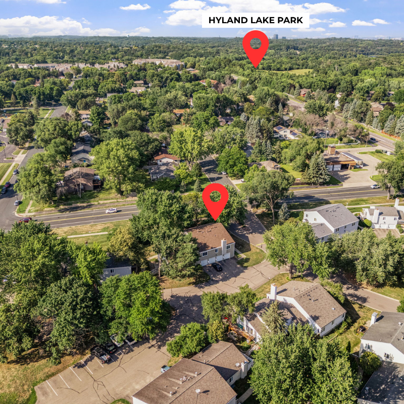 Walking distance to Hyland Lake Park Reserve