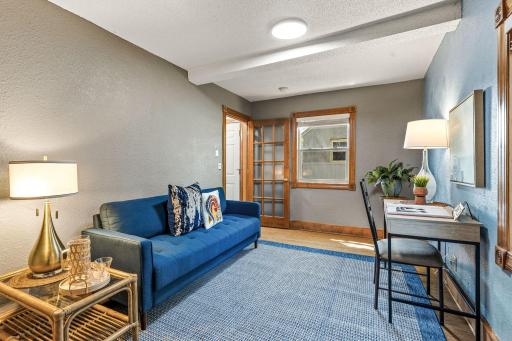 Main floor office / guest bedroom
