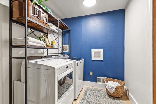 Main level laundry room
