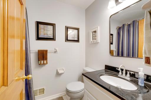Main level bath with shower