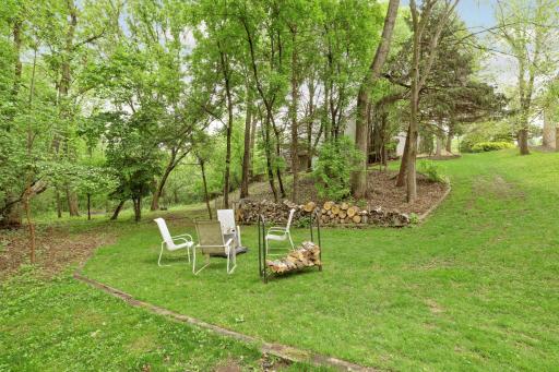 Huge, private back yard