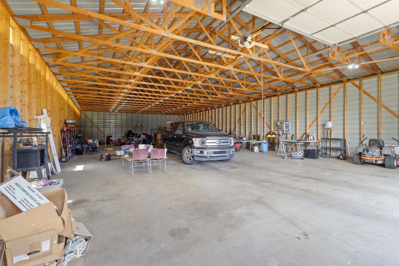 Inside Pole Barn