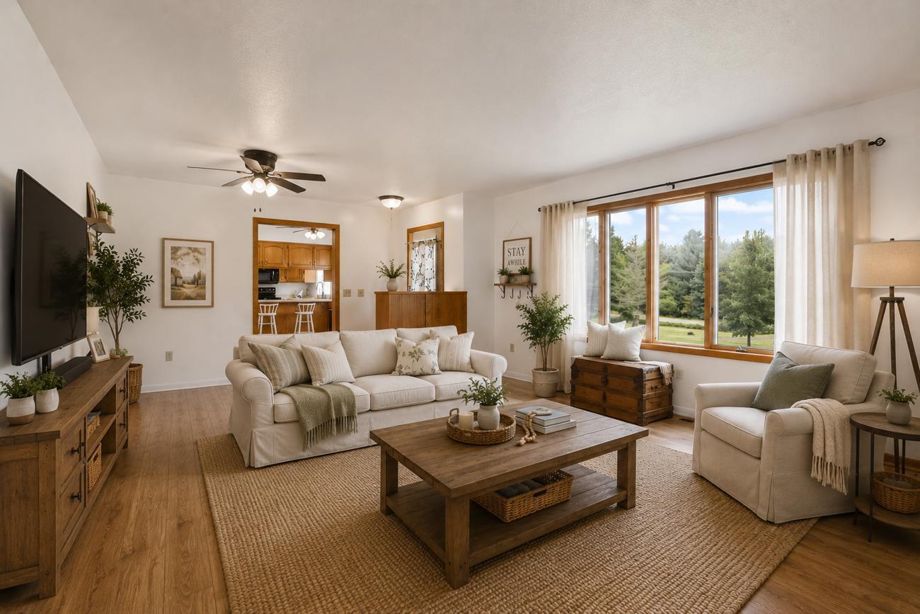 Main Floor Family Room - Virtual Staged