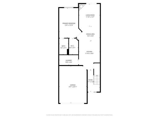 Main level floor plan
