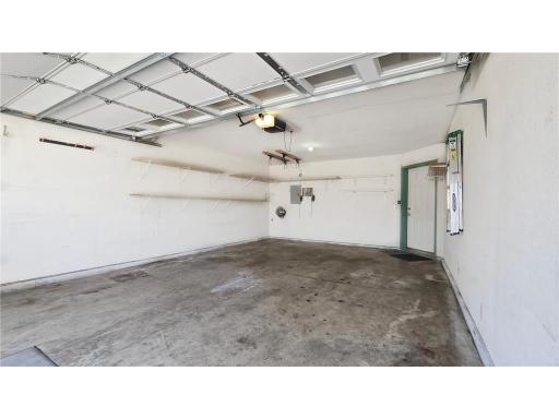 Attached garage
