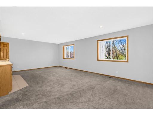 Large bedroom with bright natural light