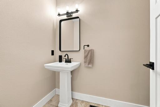 1/2 bath - main floor