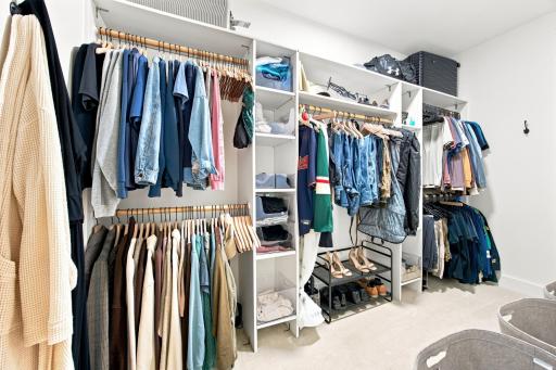 Primary closet 11'6" X 5'4"