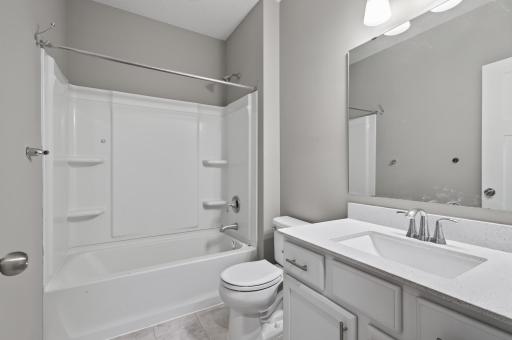 Lower level full bathroom