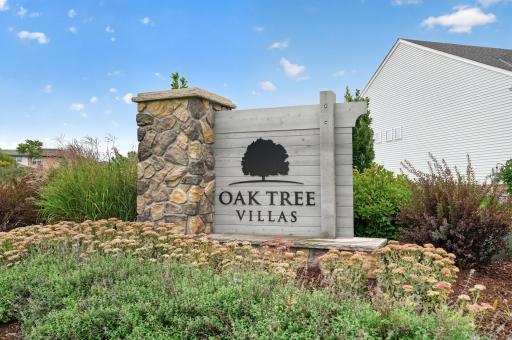 Oak Tree Villas neighborhood in Carver