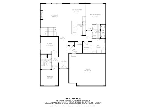 Main Level Floor Plan