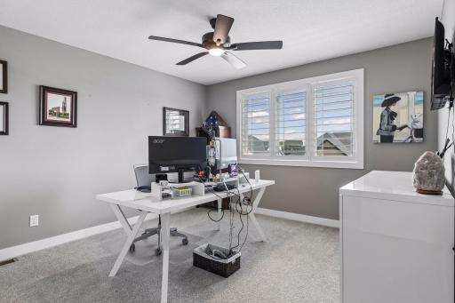 The third upper-level bedroom also offers an impressive amount of space and versatility.