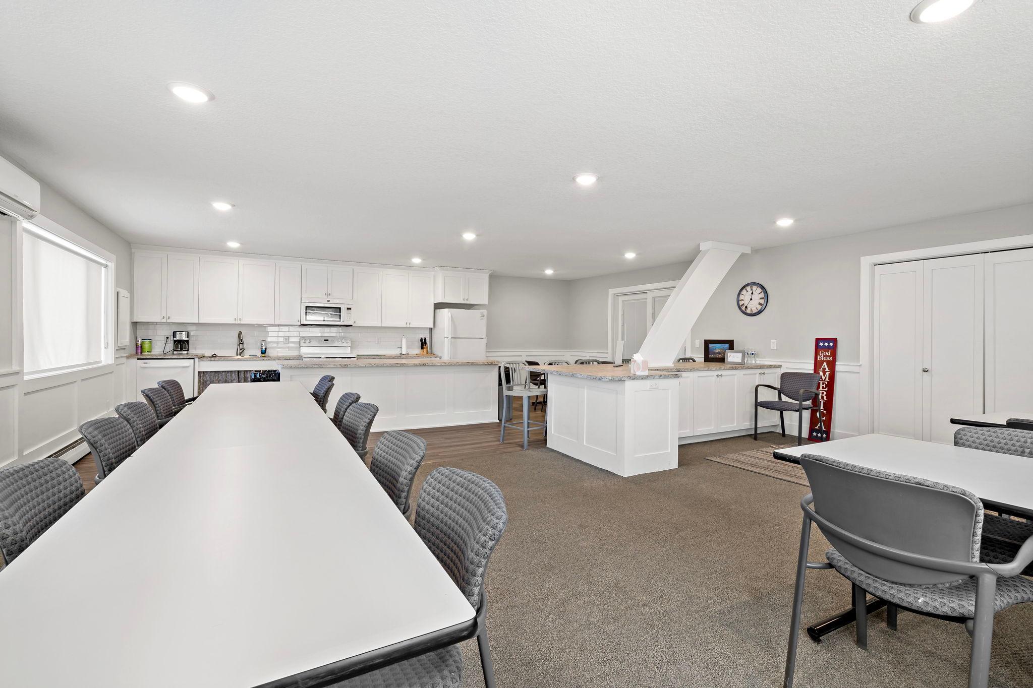 Large party room makes hosting a breeze