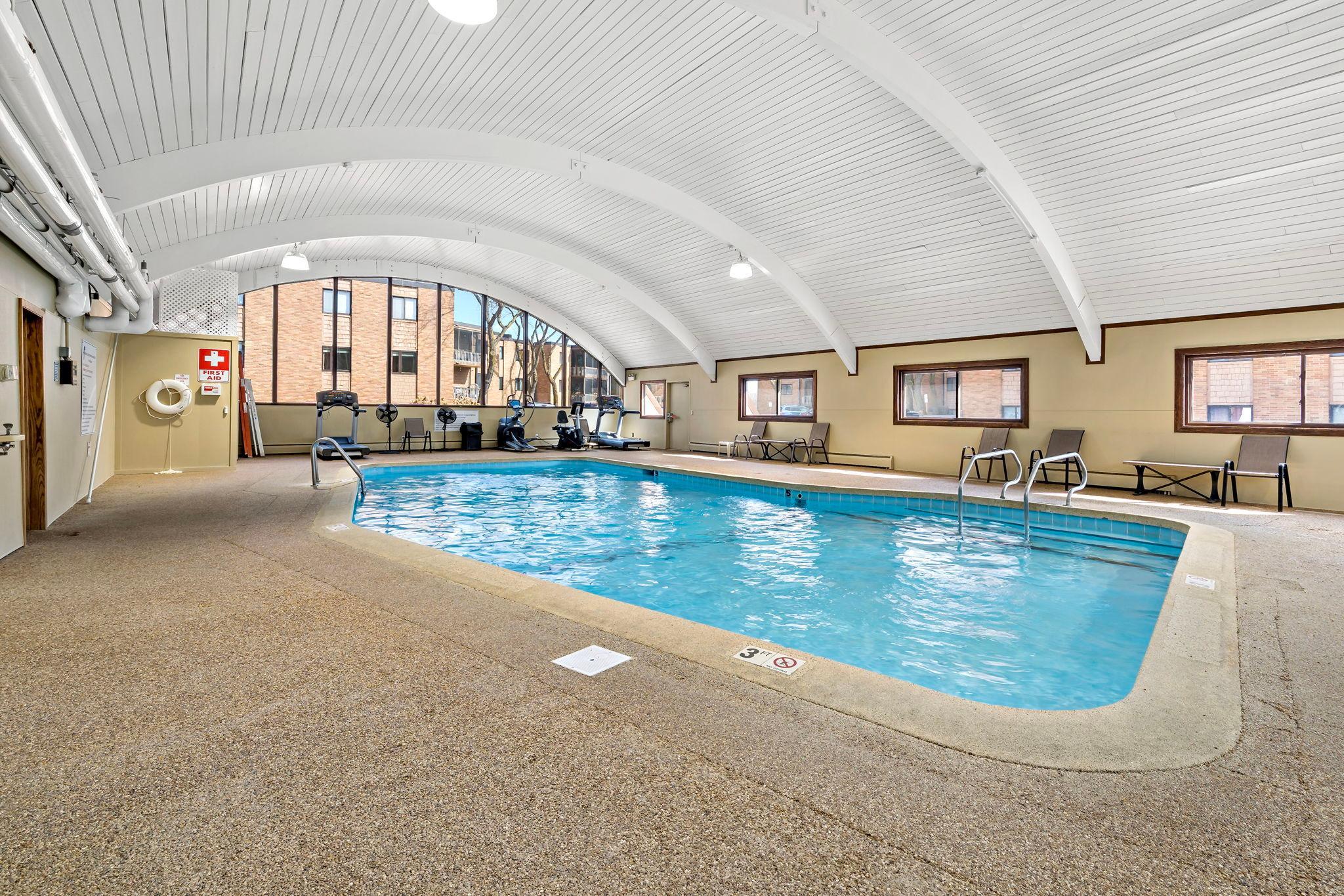 Indoor pool makes everyday a pool day!