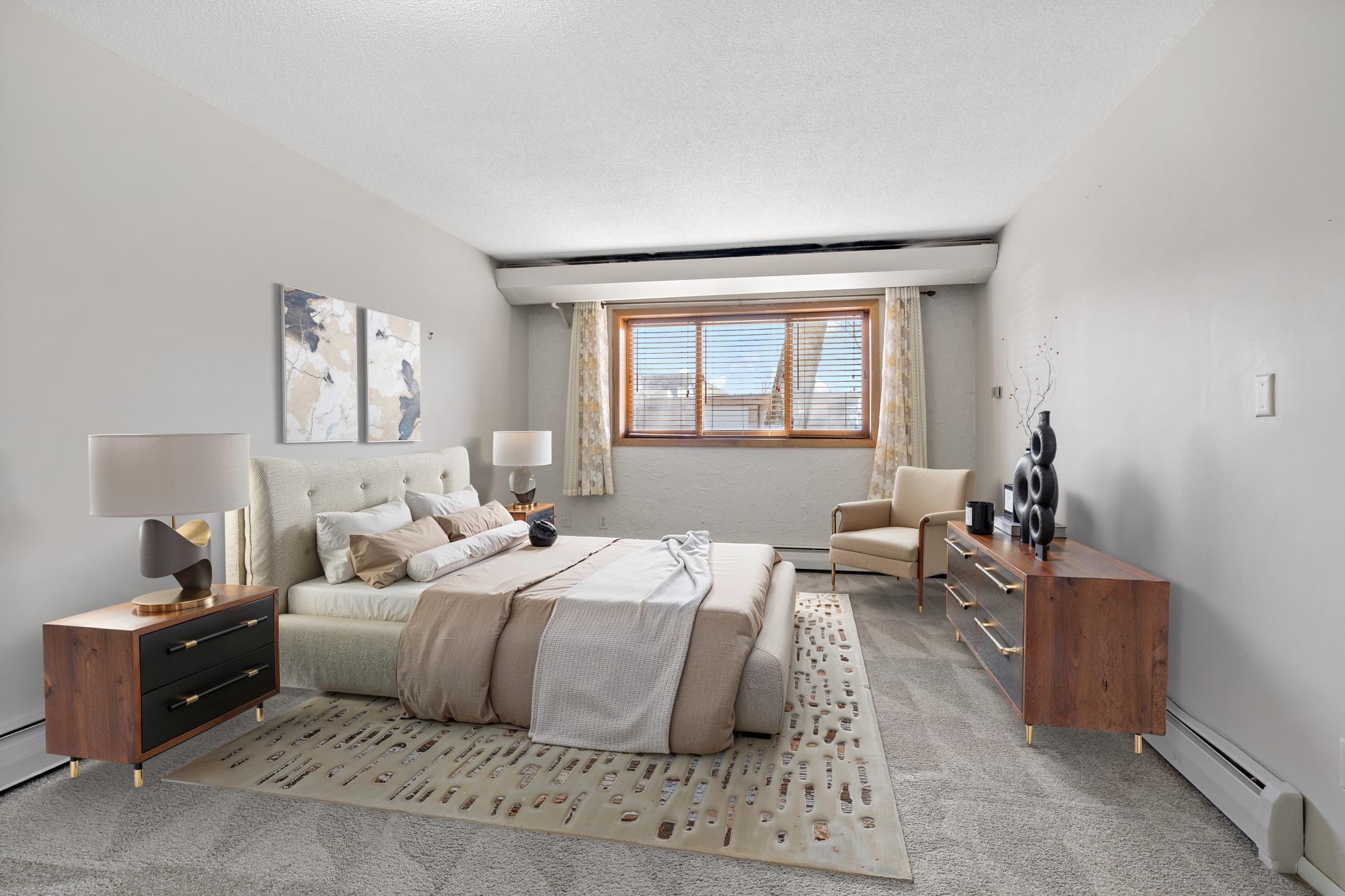 Primary Bedroom - Virtually Staged