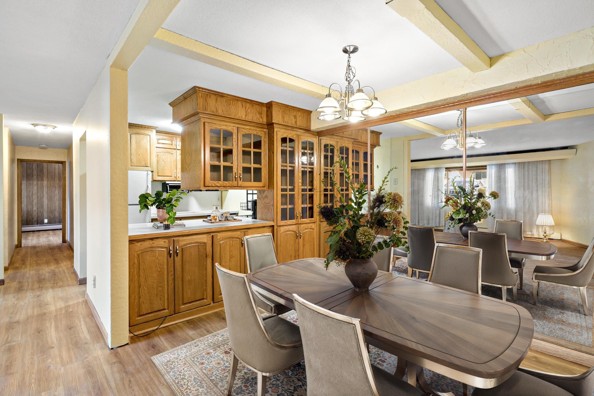 Virtually Staged Dining Room