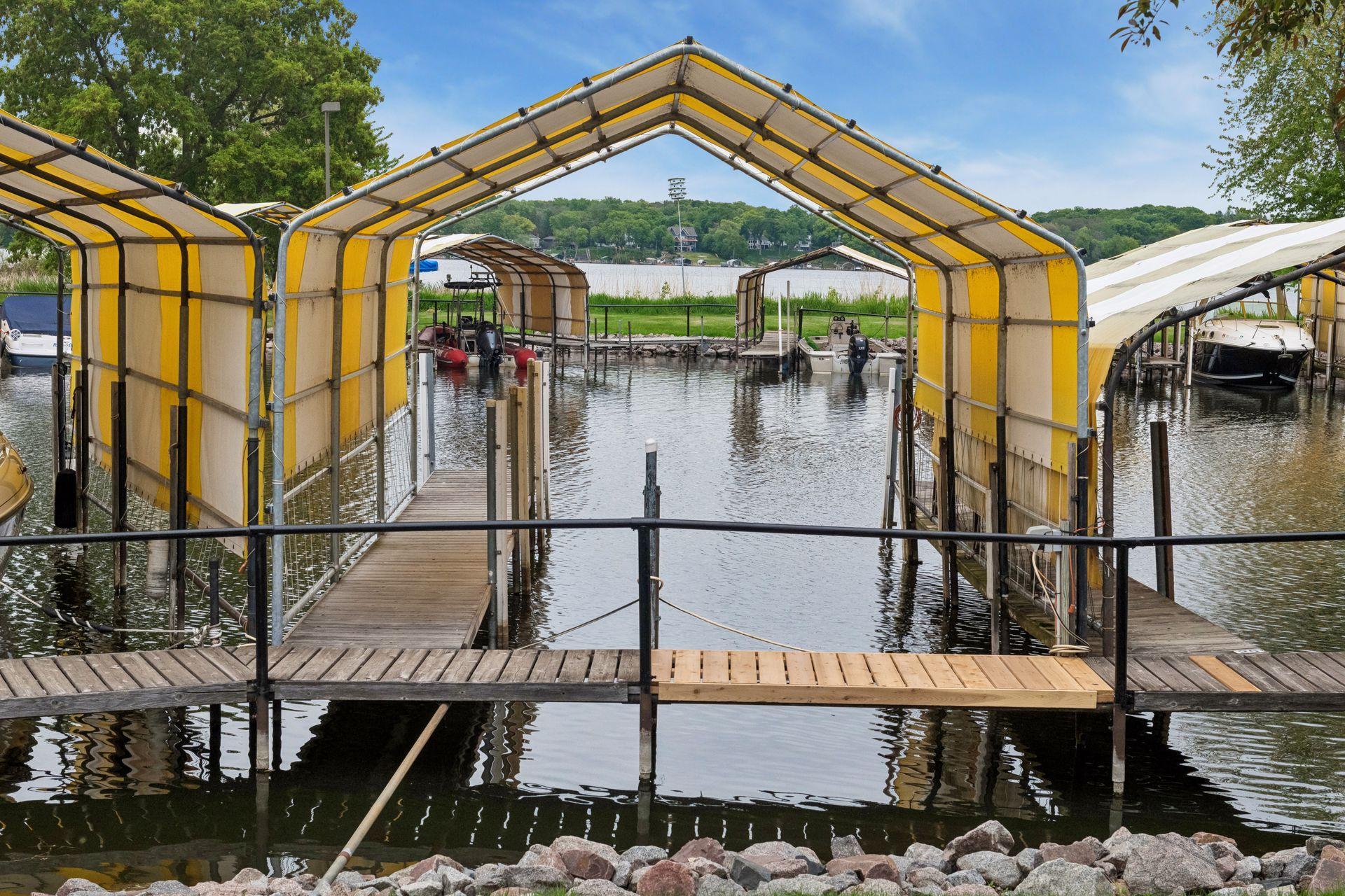 Private Dock #24 is waiting for your fave water vehicle