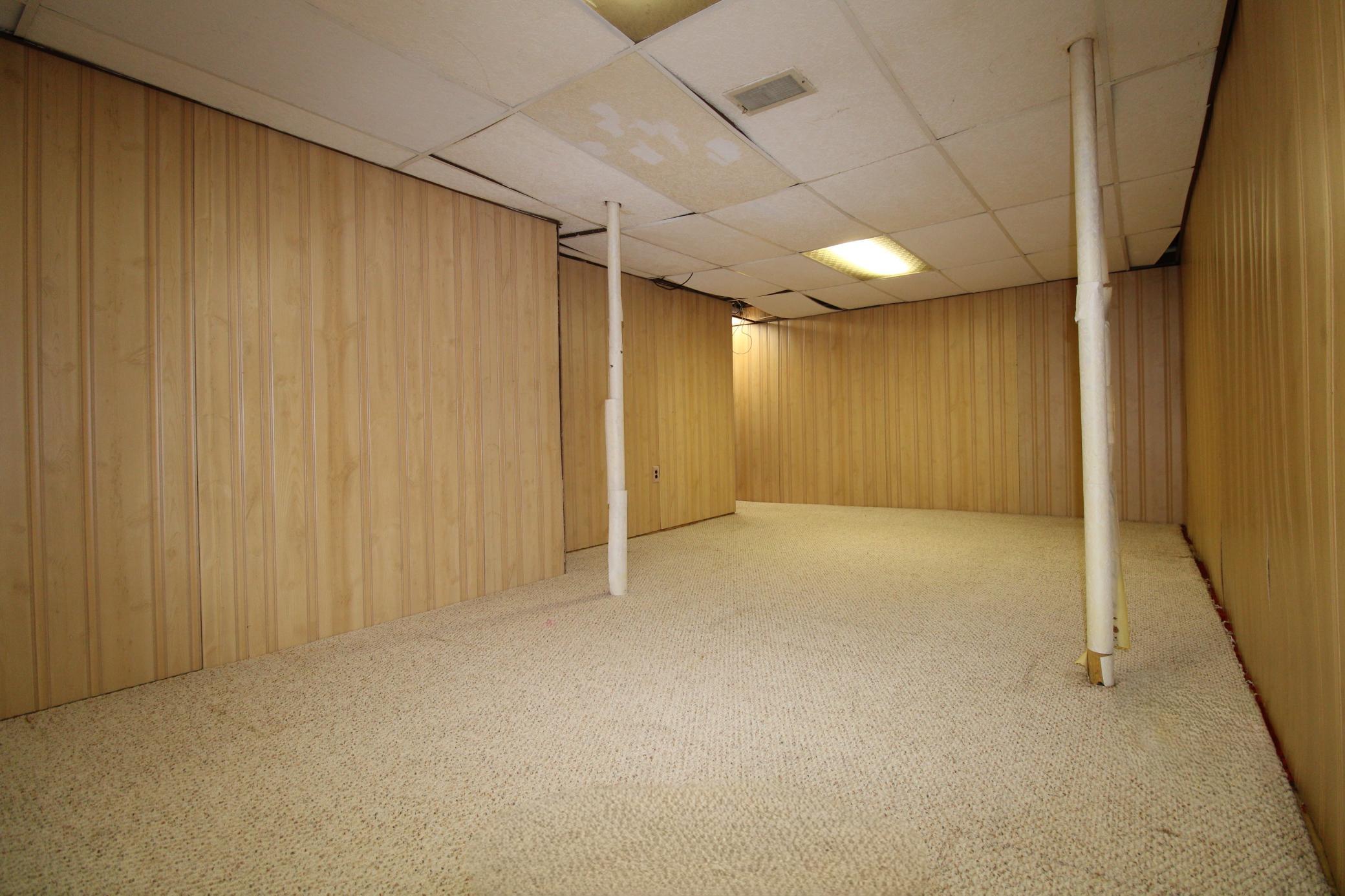 Family Room in Basement