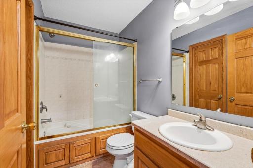 The main floor full bathroom