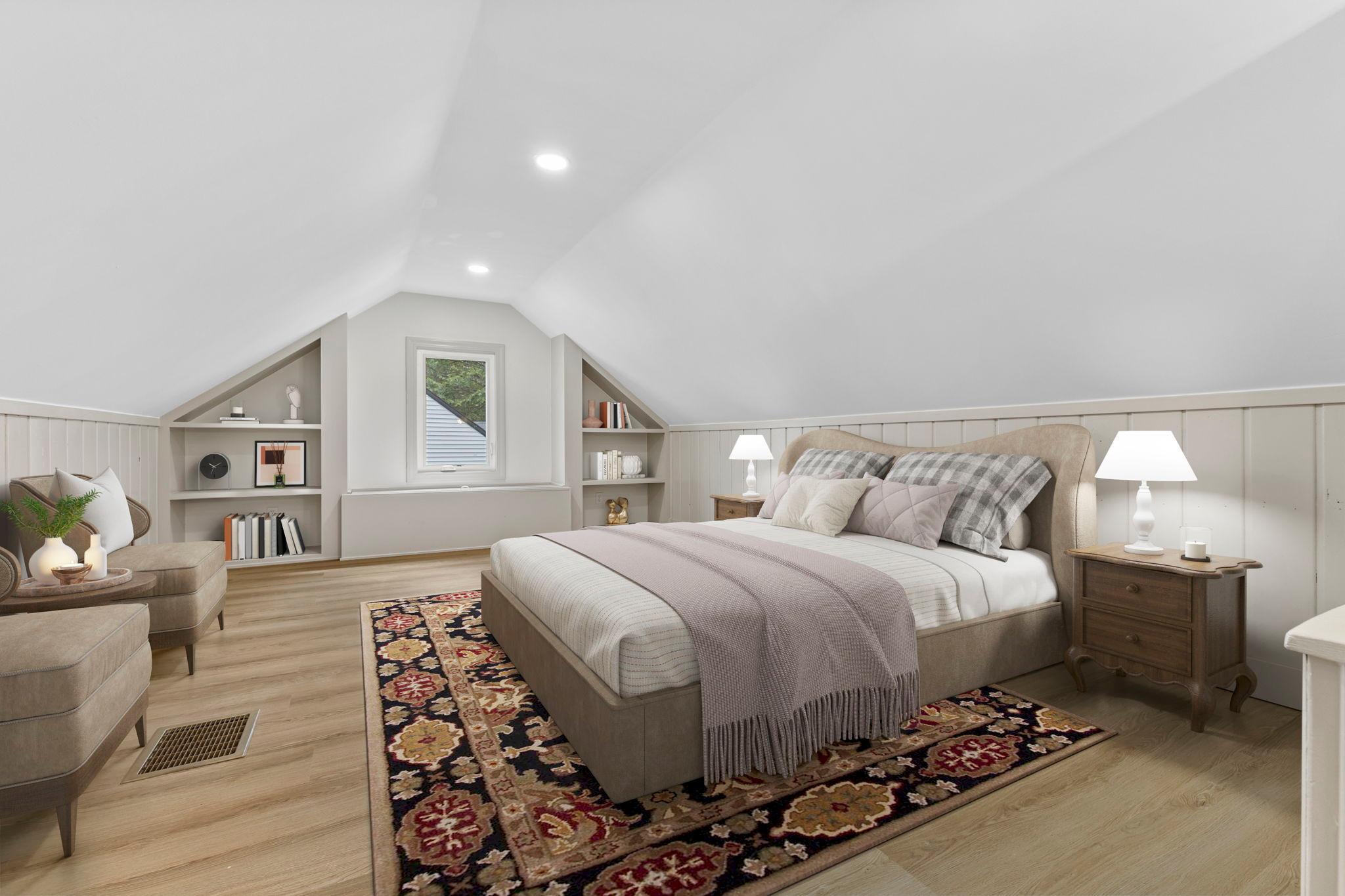 Primary Bedroom-virtually staged