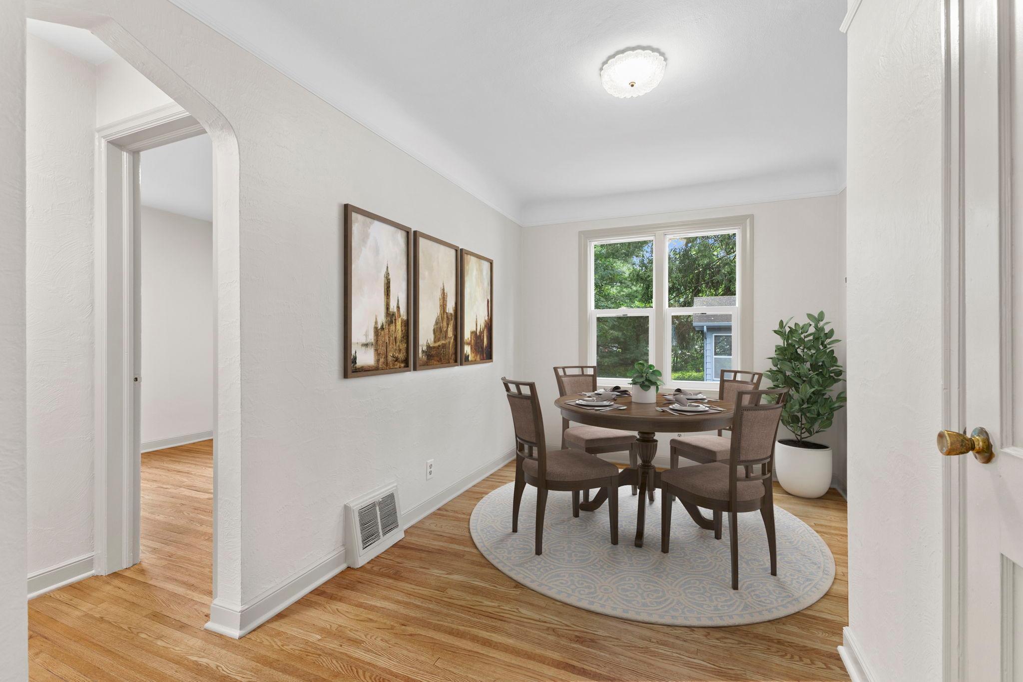 Dining Room-virtually staged