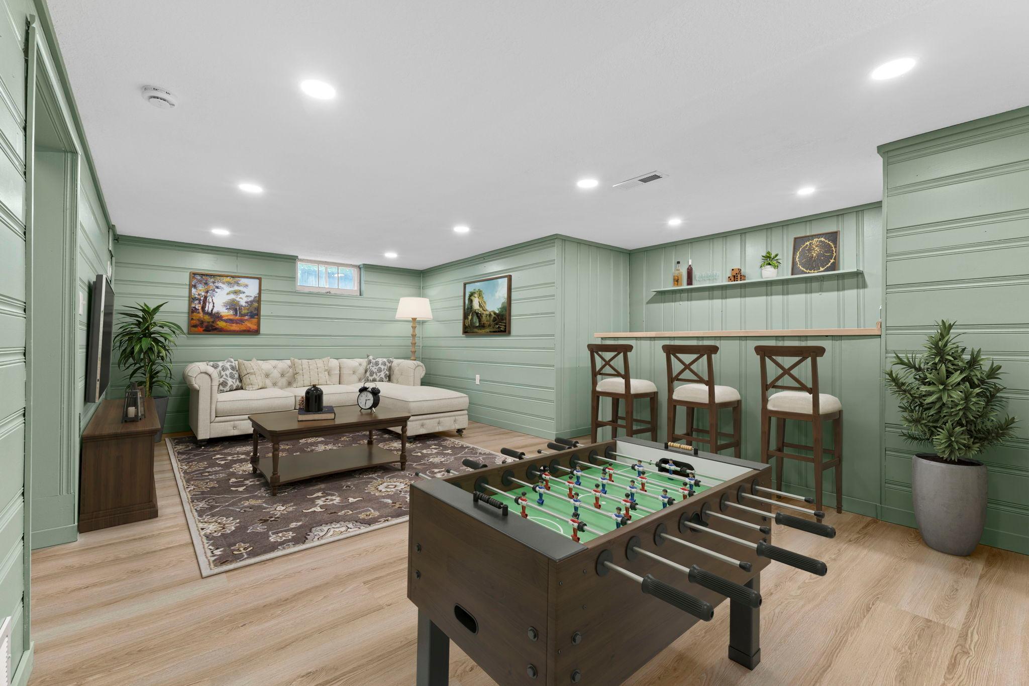 Family Room-virtually staged