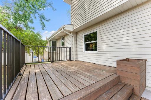 Step outside to find an updated deck and TWO patios. Steel soffit, facia, and siding ensures a low maintenance exterior.