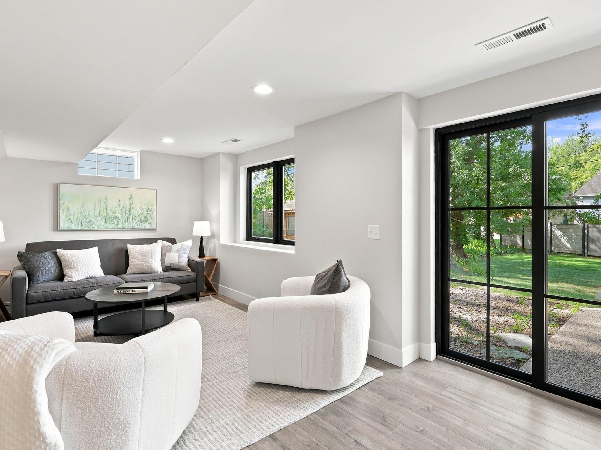 Lower level family room