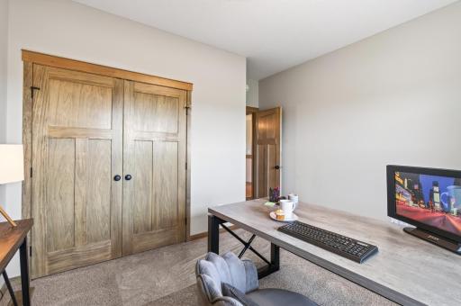 Big full swing double door in bedroom # 2 closet.