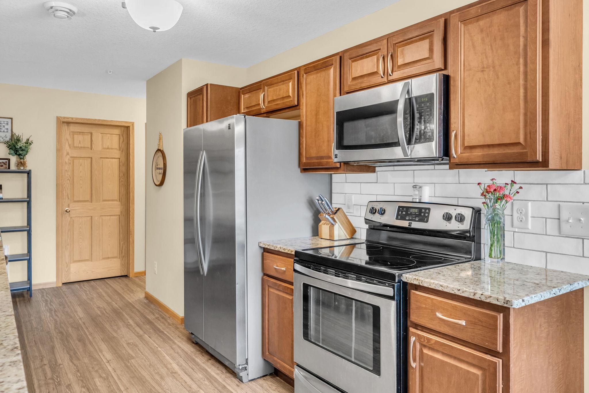 ...and stainless steel appliances