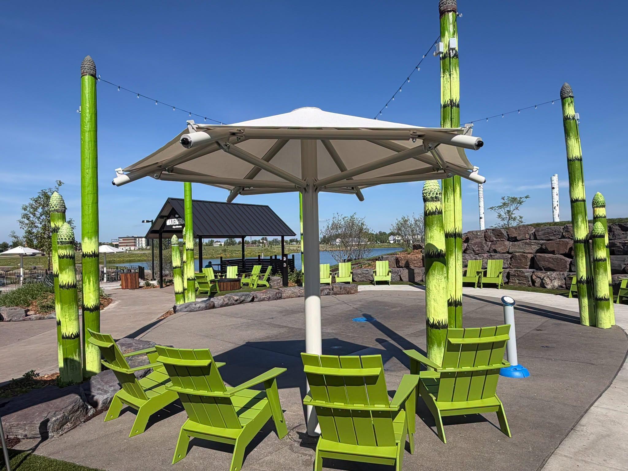 "The Waterfront" lounge area
