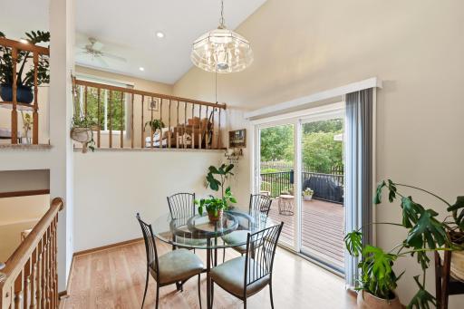 The Patio door was replaced in 2018 with an Andersen vinyl Clad slider.