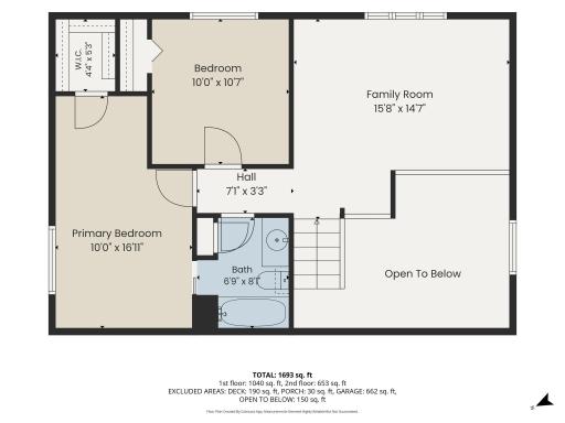 Upper Level Floor Plan overview