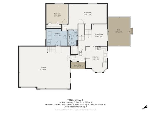 Main and Lower Level floor plan