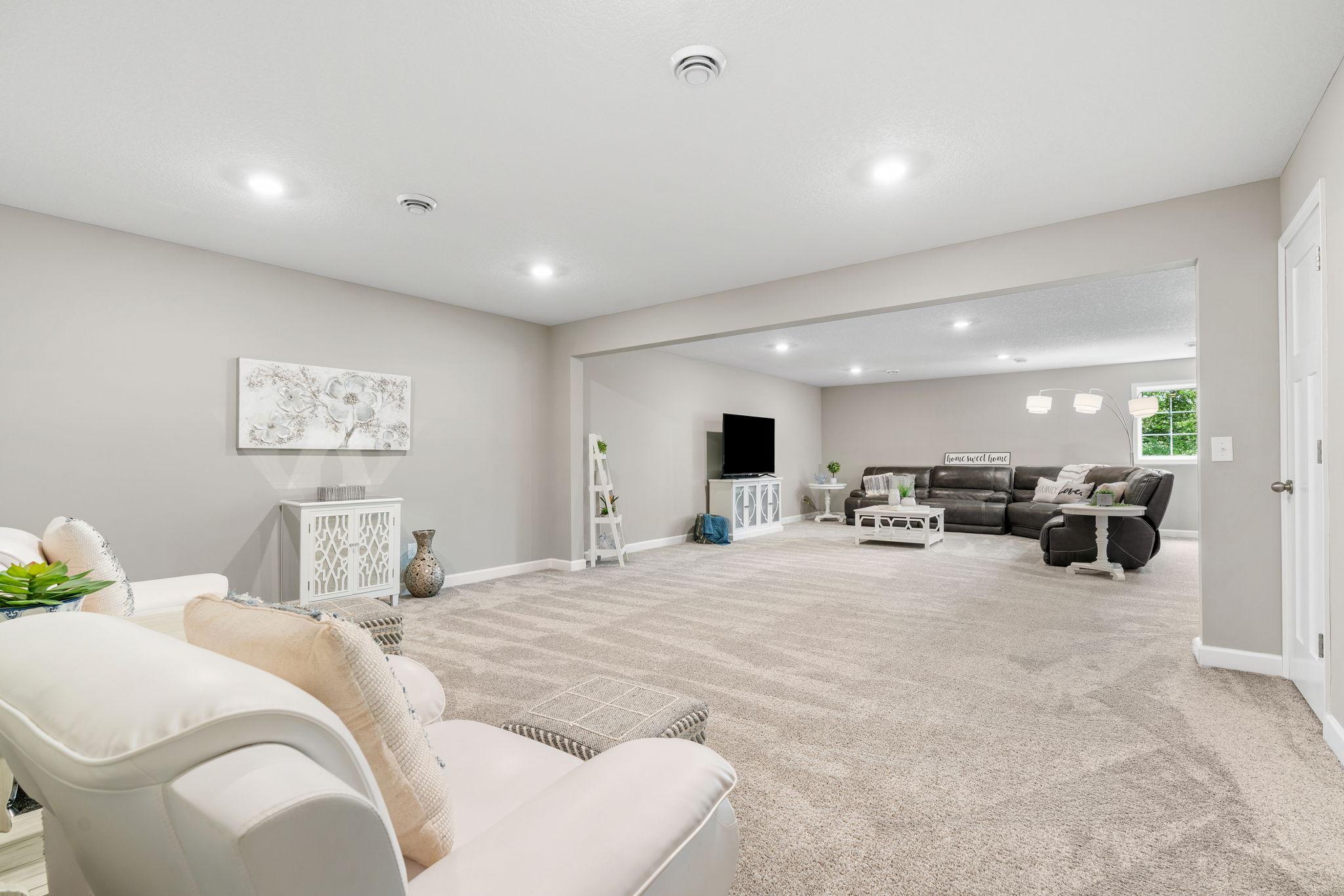 Finished LL w/ Family Room, Gaming Area, 4th Bedroom & abundant storage
