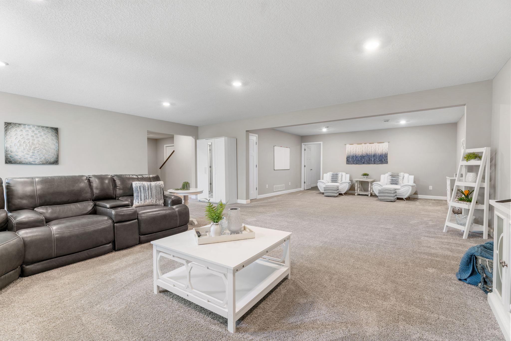 Finished LL w/ Family Room, Gaming Area, 4th Bedroom & abundant storage