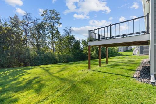 Brand New Maintenance-Free Deck overlooking a large backyard!