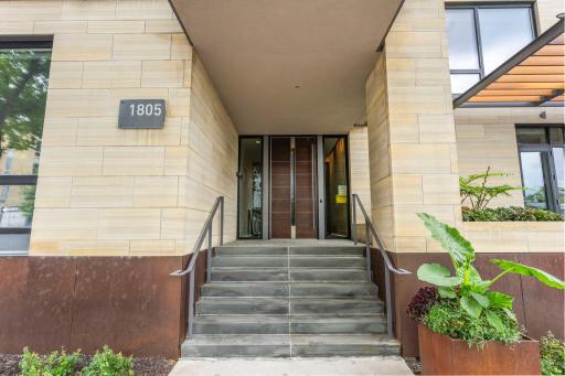 Secure entry building