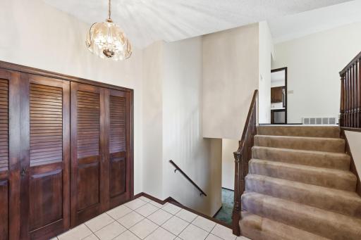 Plenty of space in your double coat closets!