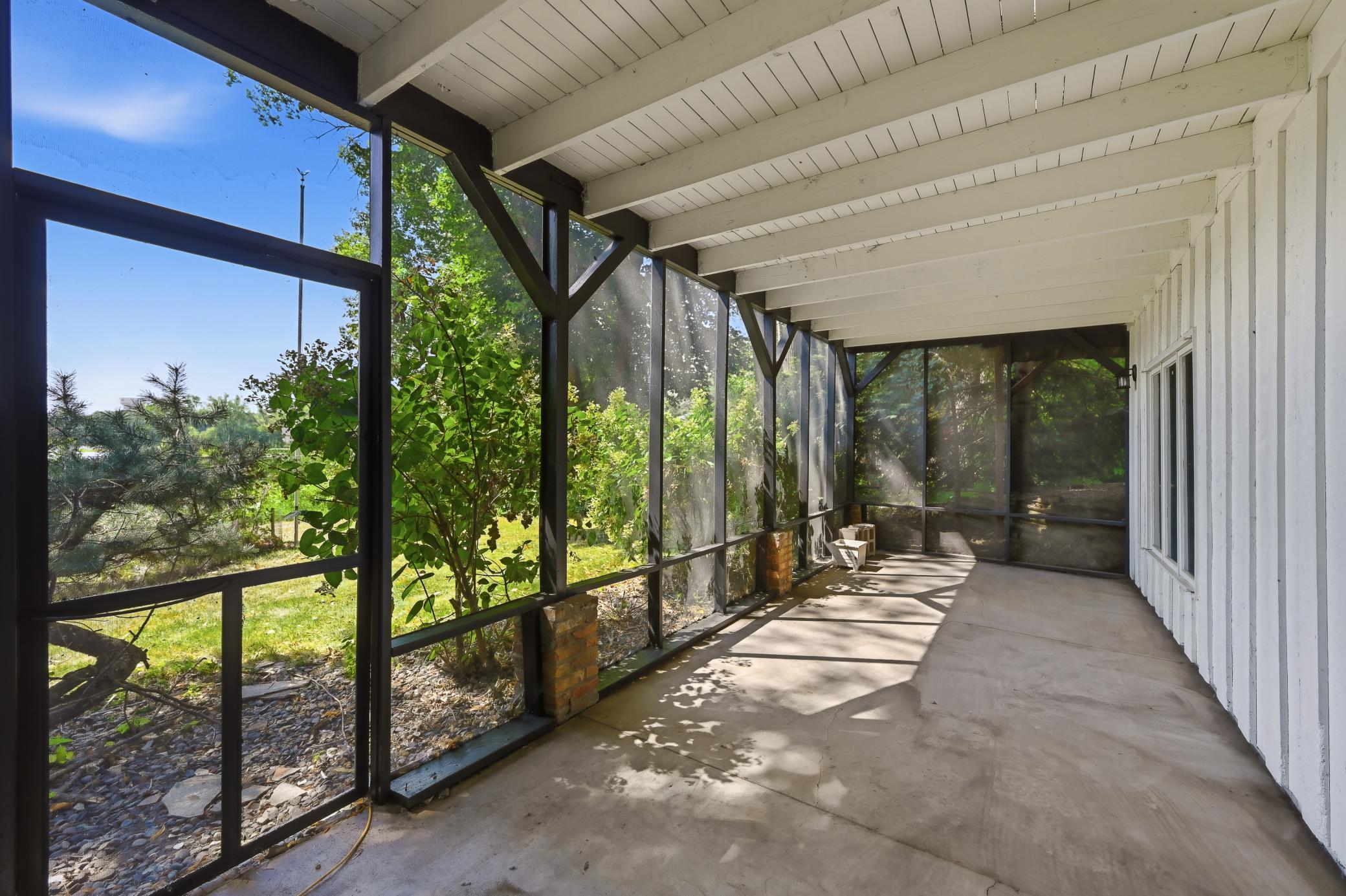Screened in patio off the lower level family room!
