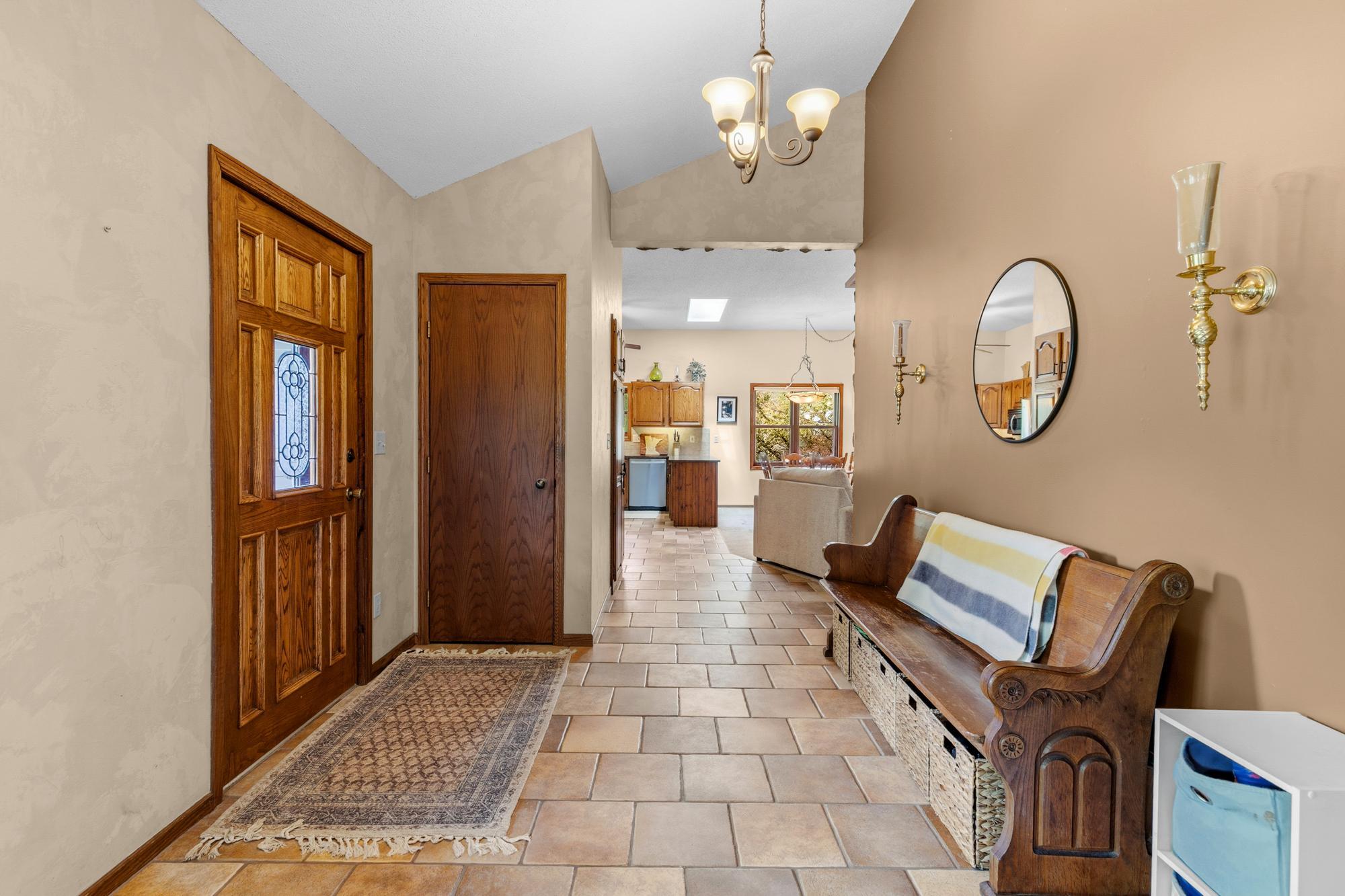 Large foyer.