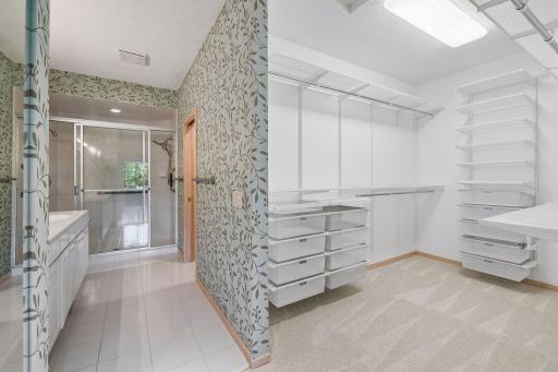 Loads of closet space is very accessible