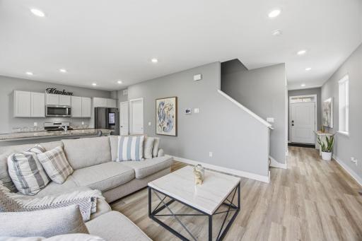 living room / kitchen