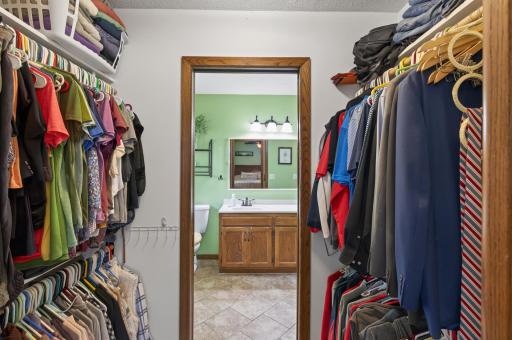 View from the walk in closet
