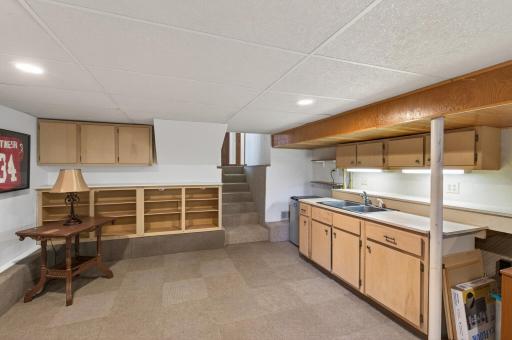 Wet bar? second kitchen? Make another bathroom? You choose!